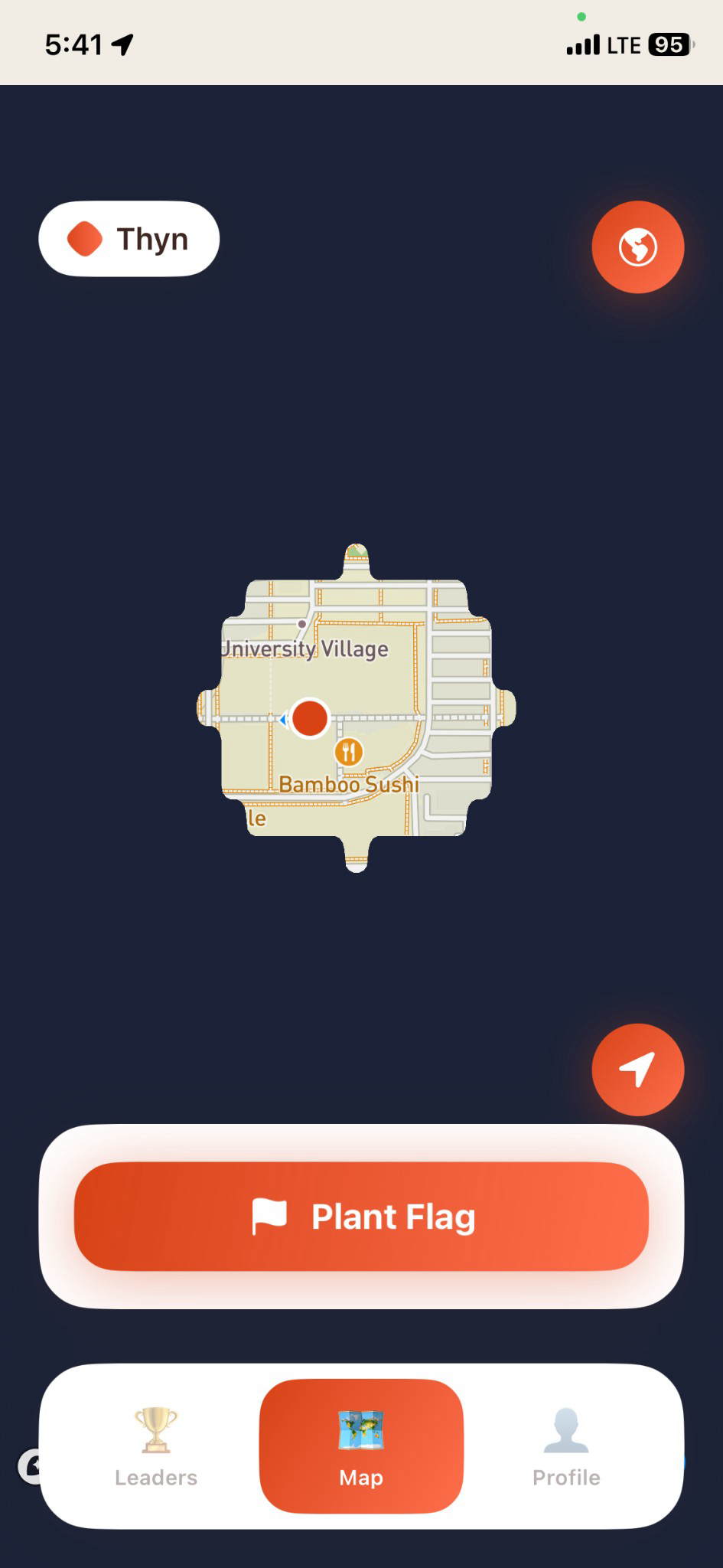 Explore foggy lands on the real world map in IRL Nations GPS game